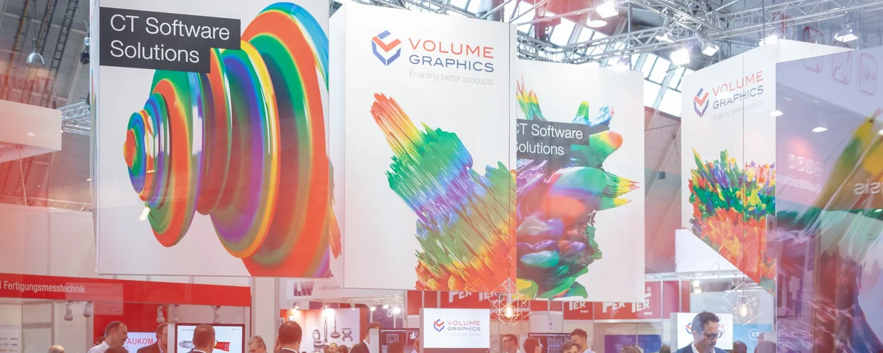 Packshots of the Volume Graphics Family of Products