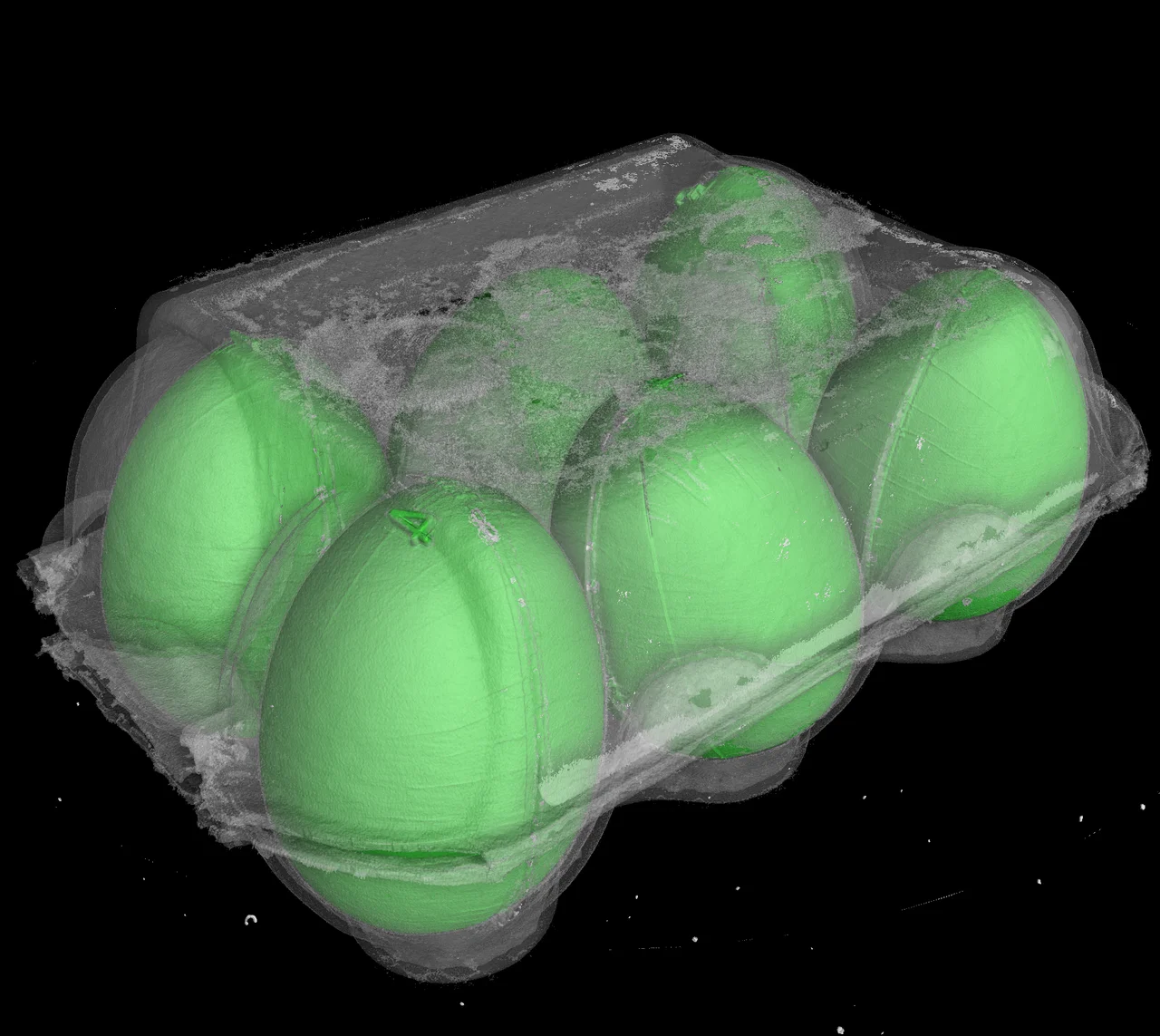﻿Splitting multi-part scan highlight image